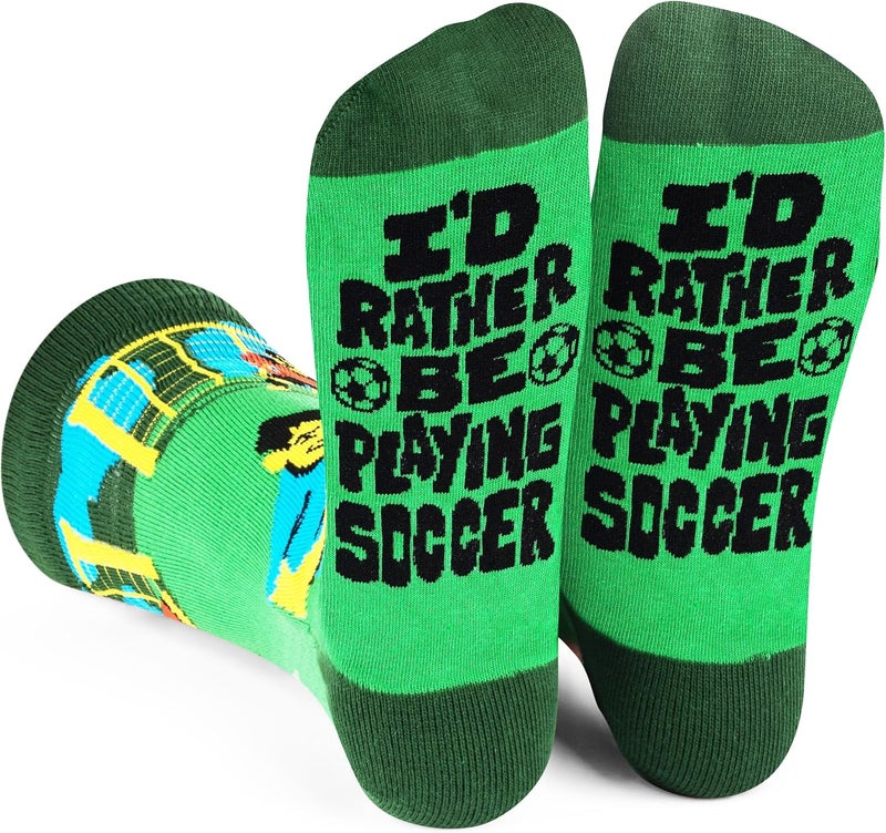Lavley Funny Socks for Sports Fans and Players - Cool Novelty Gifts for Men, Women, & Teens - Image 1